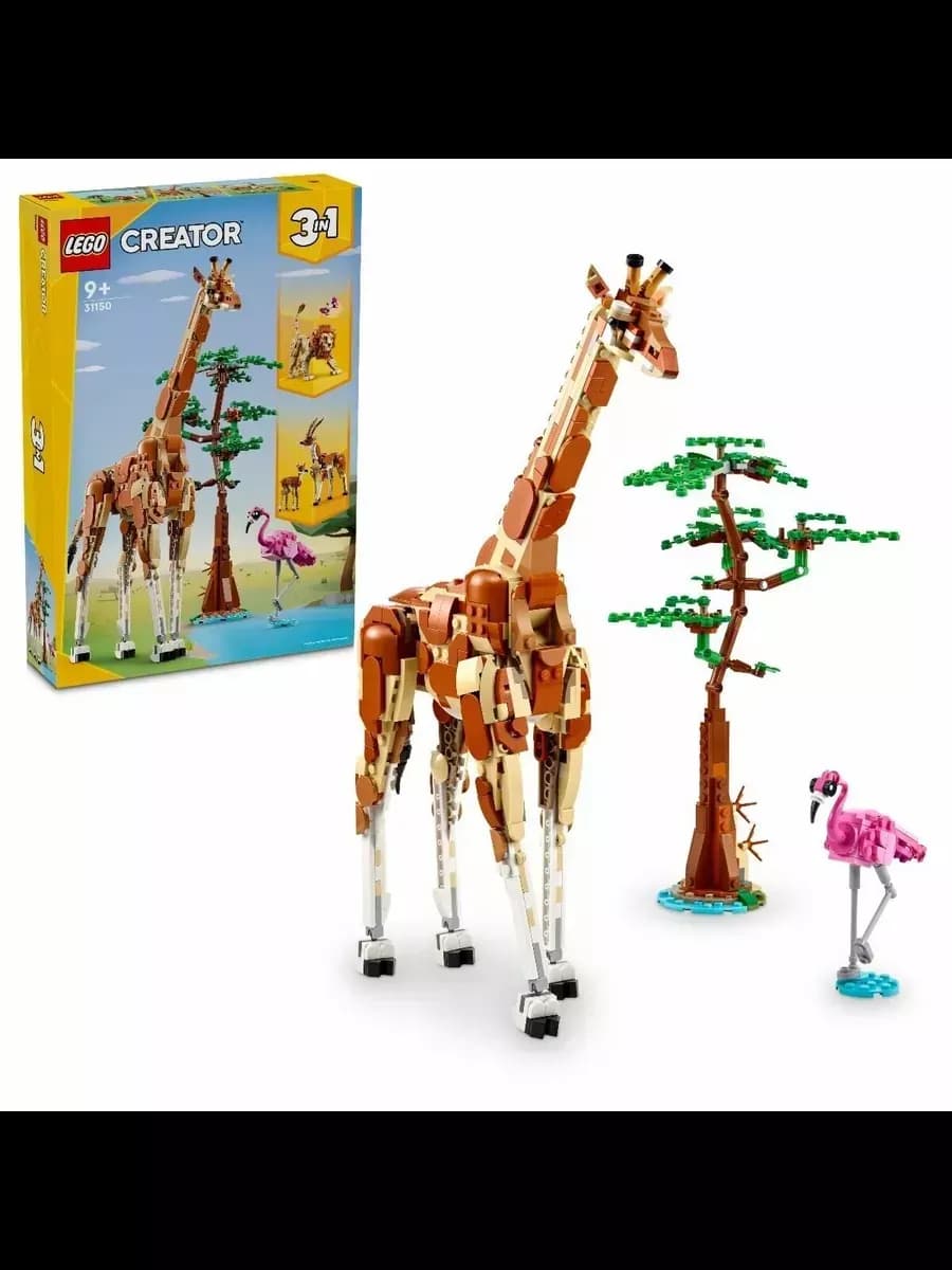 Конструктор LEGO Creator 3в1 «Сафари с животными» 31150