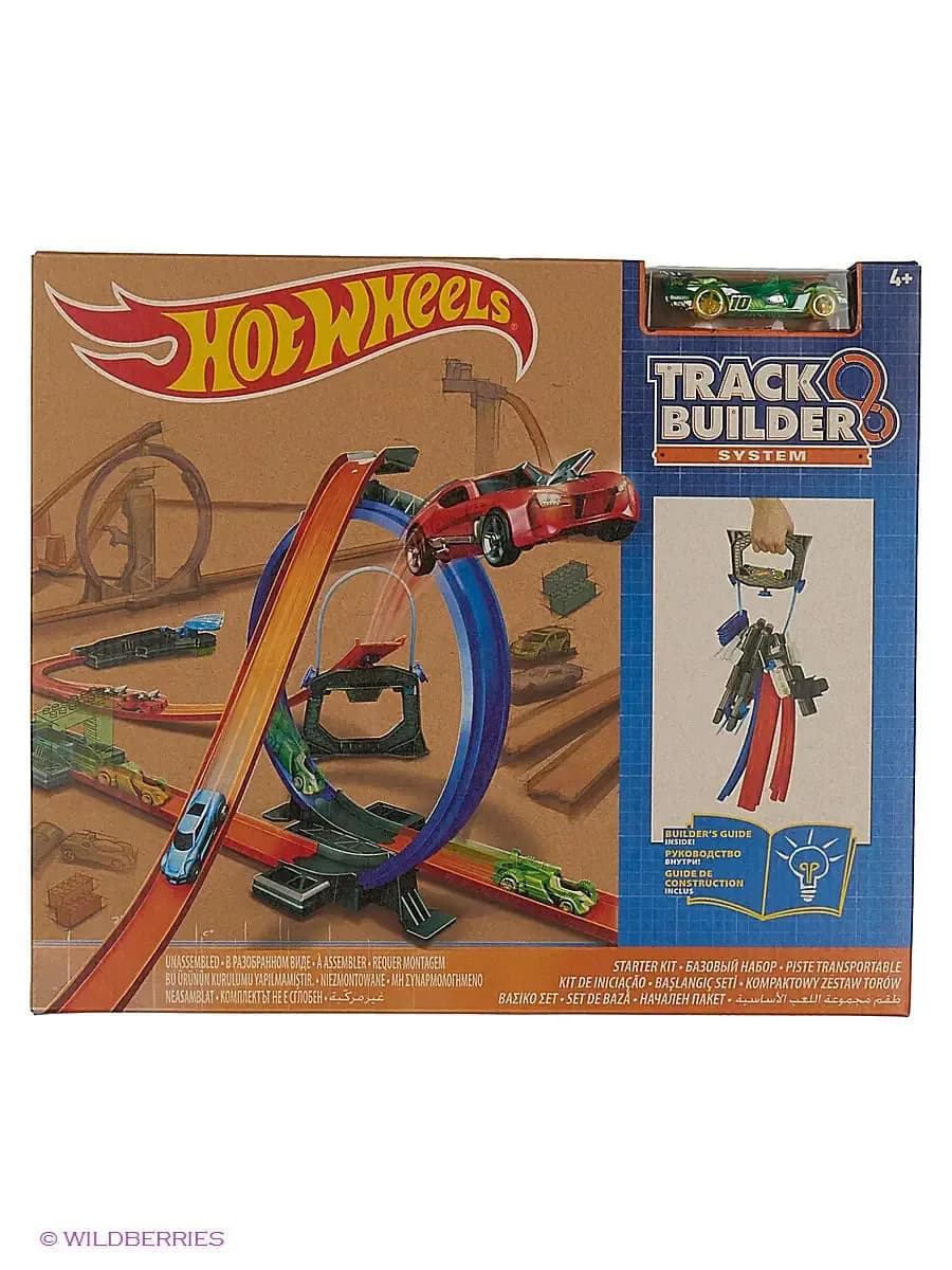 Hot Wheels Track Builder «Базовый набор трассы»