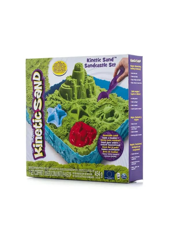 Kinetic Sand Кинетический песок с лотком и формочками, 454 г