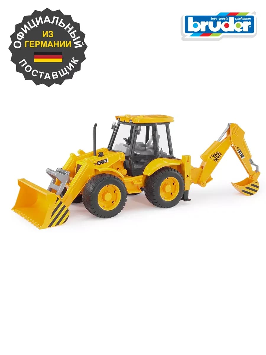 Bruder Экскаватор-погрузчик JCB 4CX, 1:16