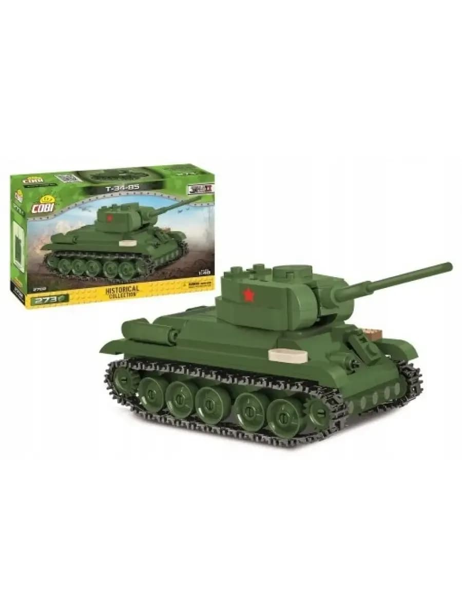 Конструктор Cobi «Танк Т-34-85», 500+ деталей